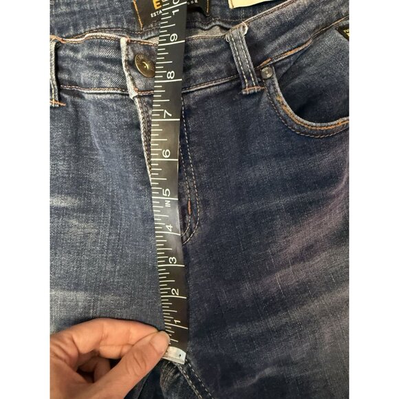 evisu jeans women’s patchwork embroidered skinny stretch sz 27 - Picture 14 of 16